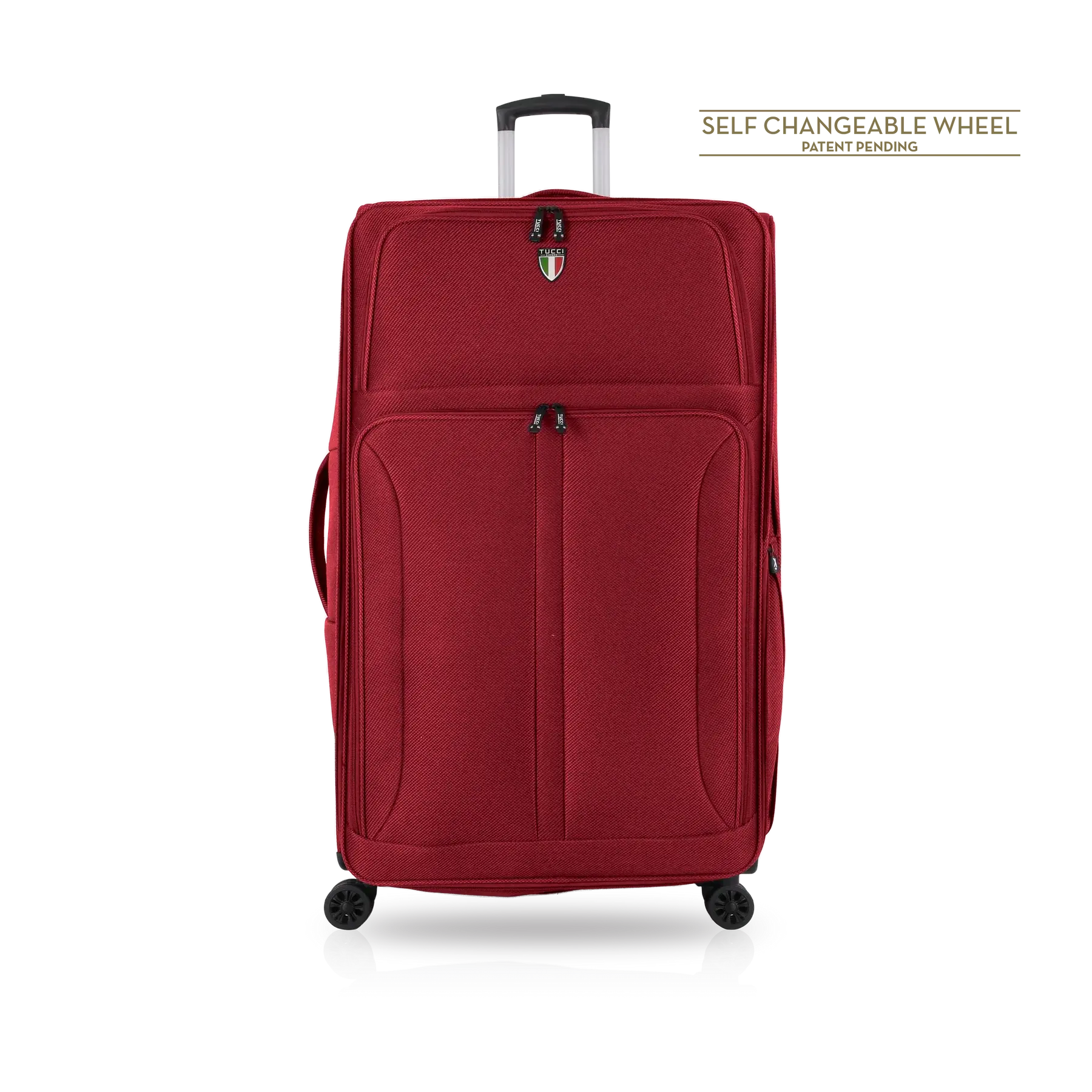 Tucci Softside Luggage - Burgundy, 20" image