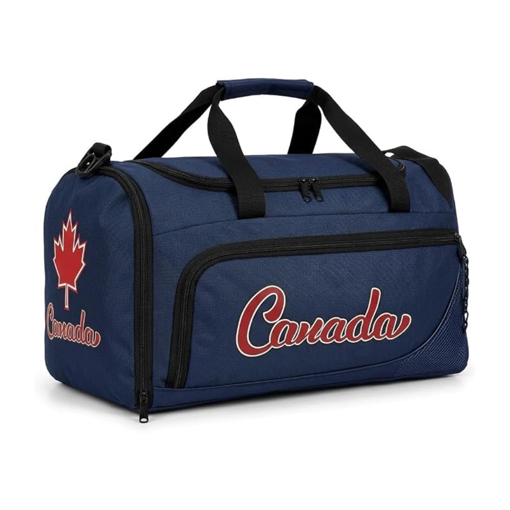 Gym Duffle Bag with Multiple Pockets & Adjustable Shoulder Strap