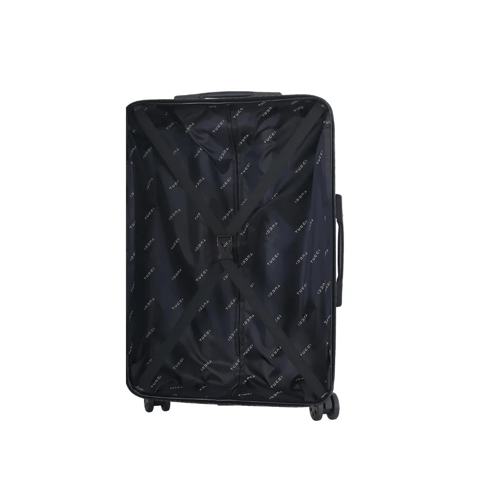 TUCCI Italy Earth Art Emerald Marble 3 PC Set (20", 24", 28") Luggage Suitcase