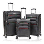 Air Canada 3-Piece Expandable Spinner Luggage Set - Black, 3 Piece Set image