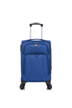 American Traveller 4 Piece Soft side Luggage Set Blue image 3