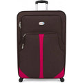 Sky Star Soft Side Fabric Luggage Single Brown