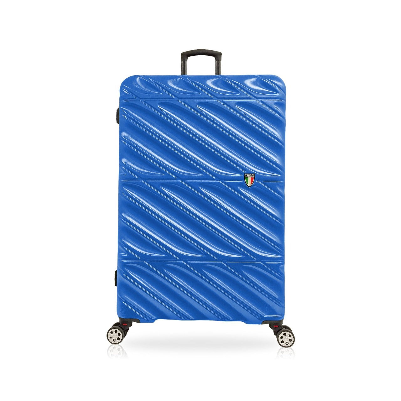TUCCI Italy SPECIALI 4 Piece (20", 28", 30", 32") Detachable Spinner Wheel Suitcase Set BLUE image 1
