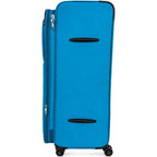 American Traveler 20-Inch Softside Spinner Suitcase – Blue