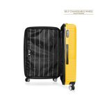TUCCI Italy 3pcs Hard Shell Suitcase Set Yellow image 3