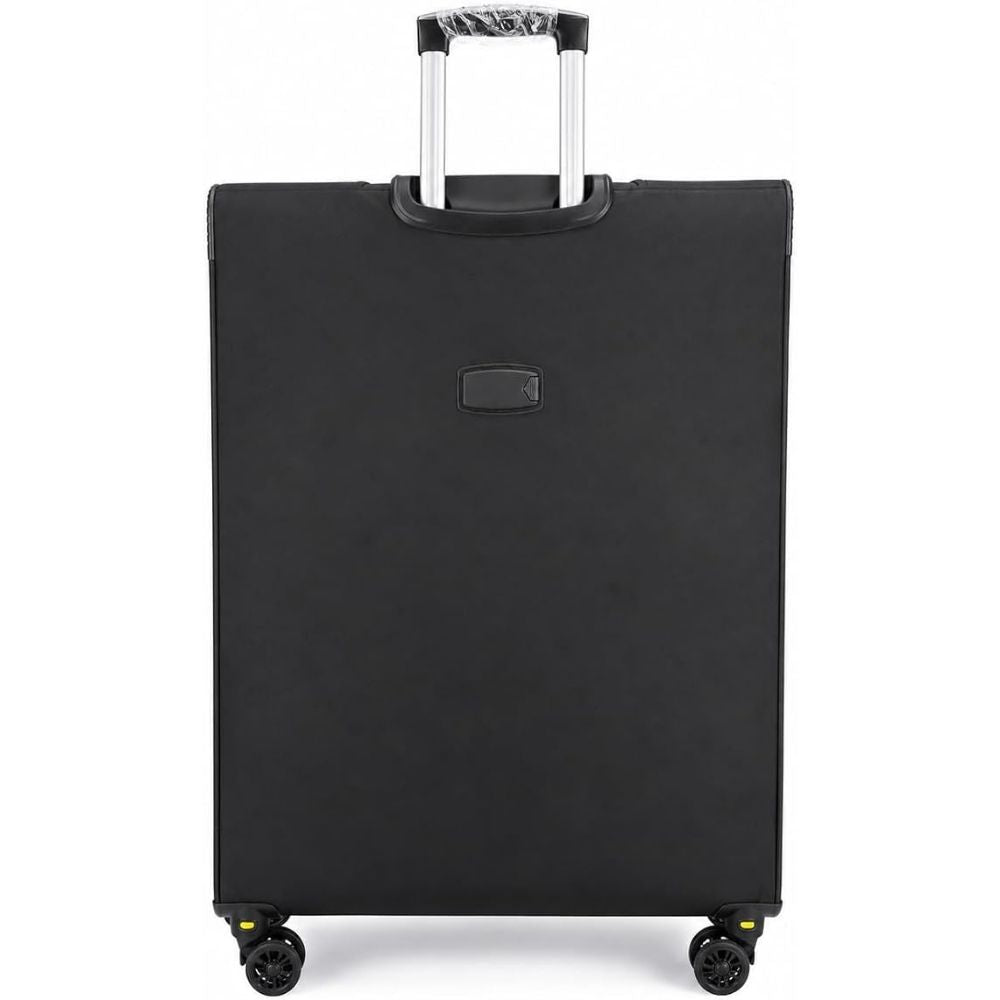 American Traveler 20-Inch Softside Spinner Suitcase – Black
