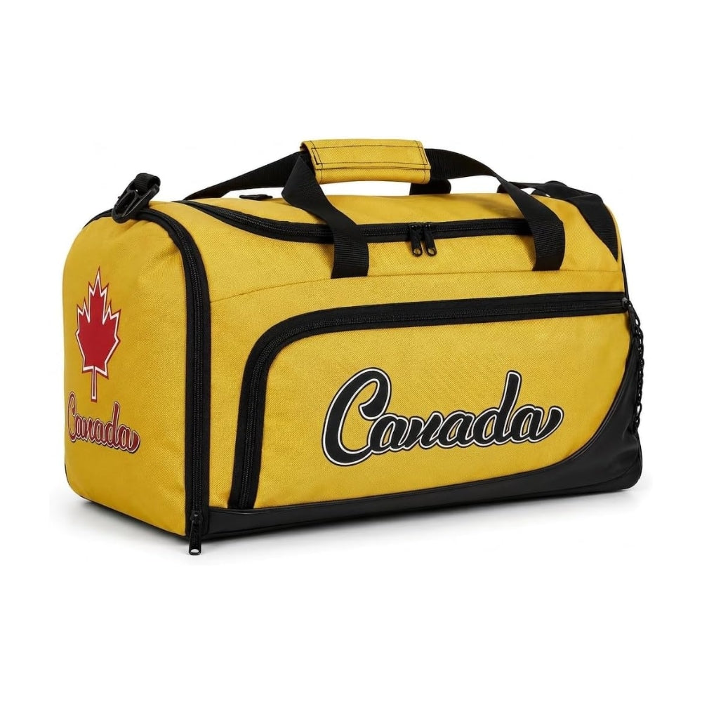 Gym Duffle Bag with Multiple Pockets & Adjustable Shoulder Strap