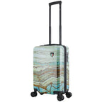 TUCCI Italy Earth Art Emerald Marble 3 PC Set (20", 24", 28") Luggage Suitcase