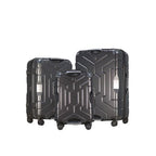 Travel Life 3Pcs Hardtop Luggage Set - Black image