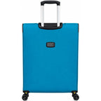 American Traveler 20-Inch Softside Spinner Suitcase – Blue