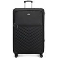 American Traveler 20-Inch Softside Spinner Suitcase – Black
