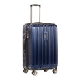 Delsey Chrometec Hardside Spinner Checked Luggage 24" Navy image 0