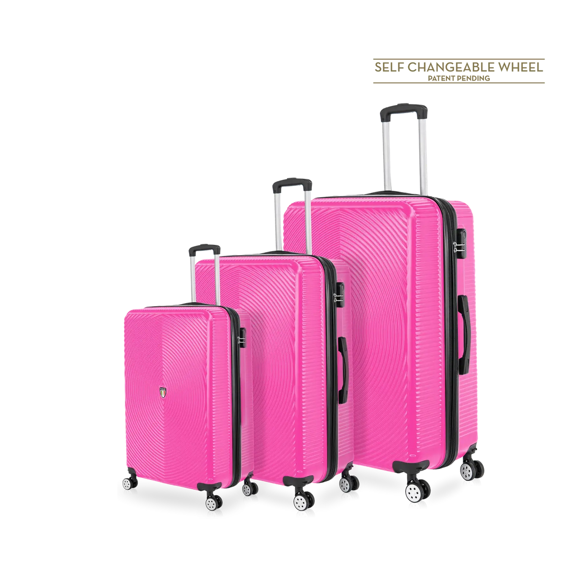 TUCCI Italy Volant 3 Pcs (20", 28", 30") ABS Hard Shell Suitcase image 0