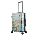 TUCCI Italy Earth Art Emerald Marble 3 PC Set (20", 24", 28") Luggage Suitcase