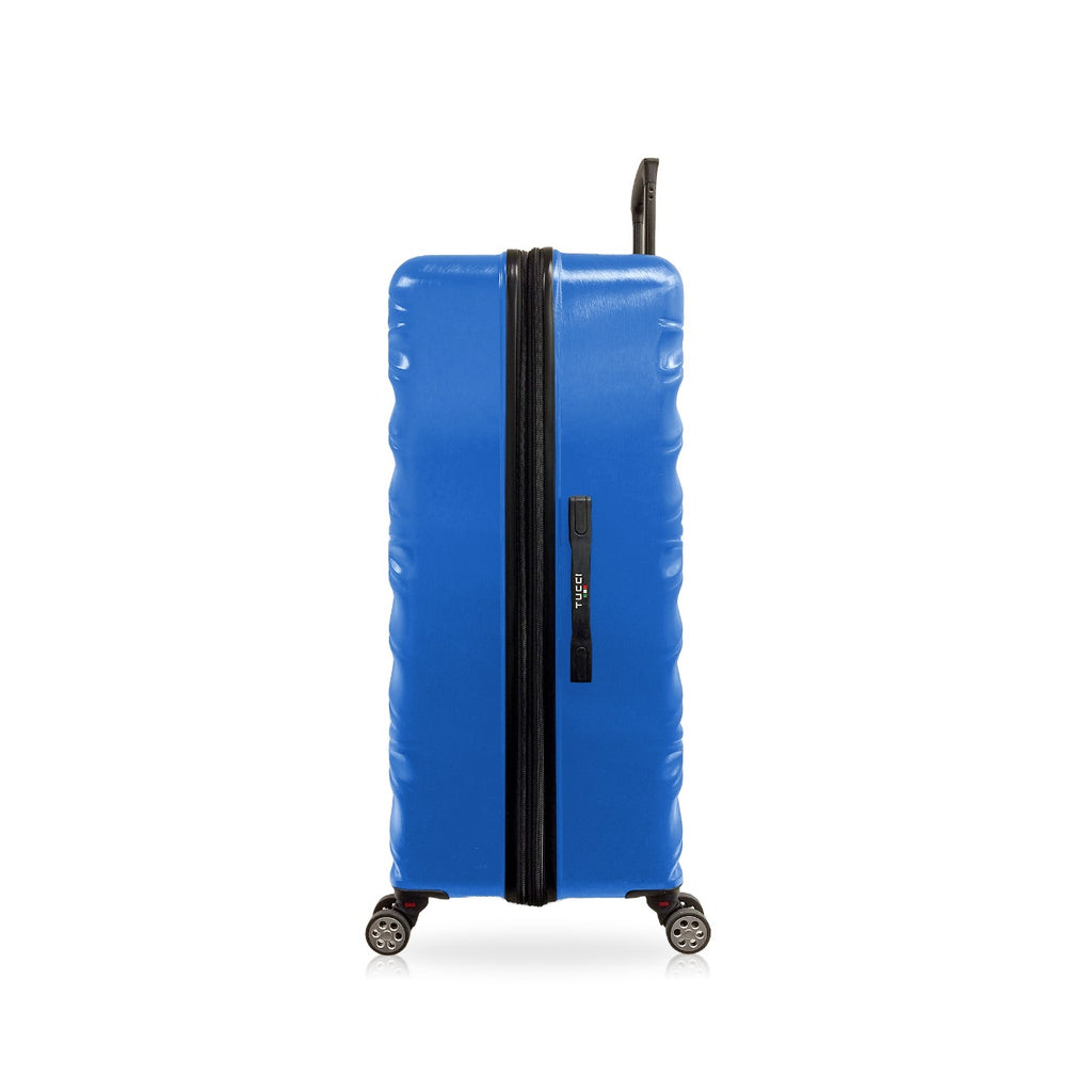 TUCCI Italy SPECIALI 4 Piece (20", 28", 30", 32") Detachable Spinner Wheel Suitcase Set BLUE image 3