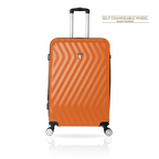 Tucci Italy Mutevole (20", 28", 30", 32") 4 Piece Set Spinner Travel Suitcase - Orange, 20" image