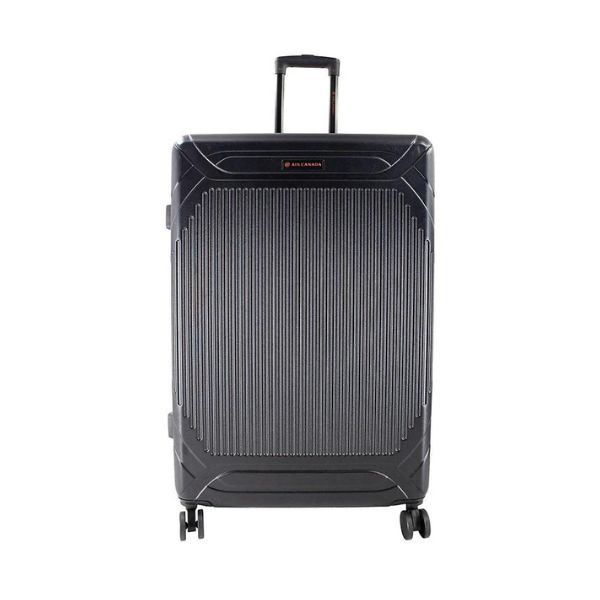 Air Canada Milan 3 Piece Hardside Expandable Luggage Set - Black, 24" image