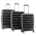 Air Canada Eerie Hardside 3 Piece Luggage Set - Black, 3 Piece Set image