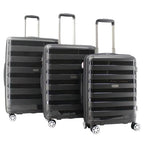 Air Canada Eerie Hardside 3 Piece Luggage Set - Black, 3 Piece Set image