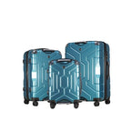 Travel Life 3Pcs Hardtop Luggage Set - Teal image