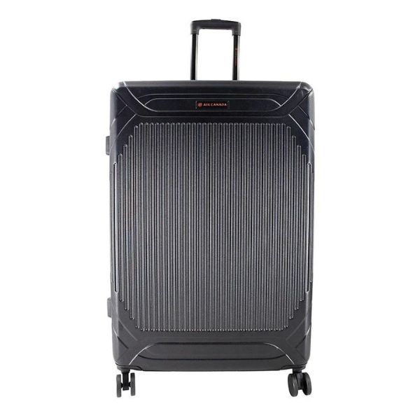 Air Canada Milan 3 Piece Hardside Expandable Luggage Set - Black, 28 image
