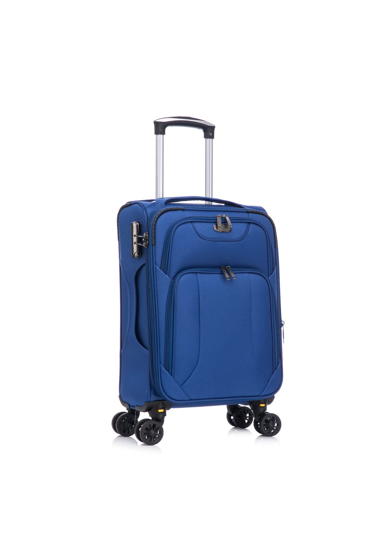 American Traveller 4 Piece Soft side Luggage Set Blue image 4