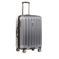 Delsey Chrometec Hardside Spinner Checked Luggage 24" Grey image 0