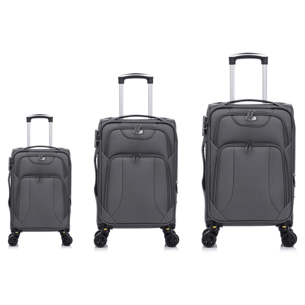 Valise souple American Traveller grise 