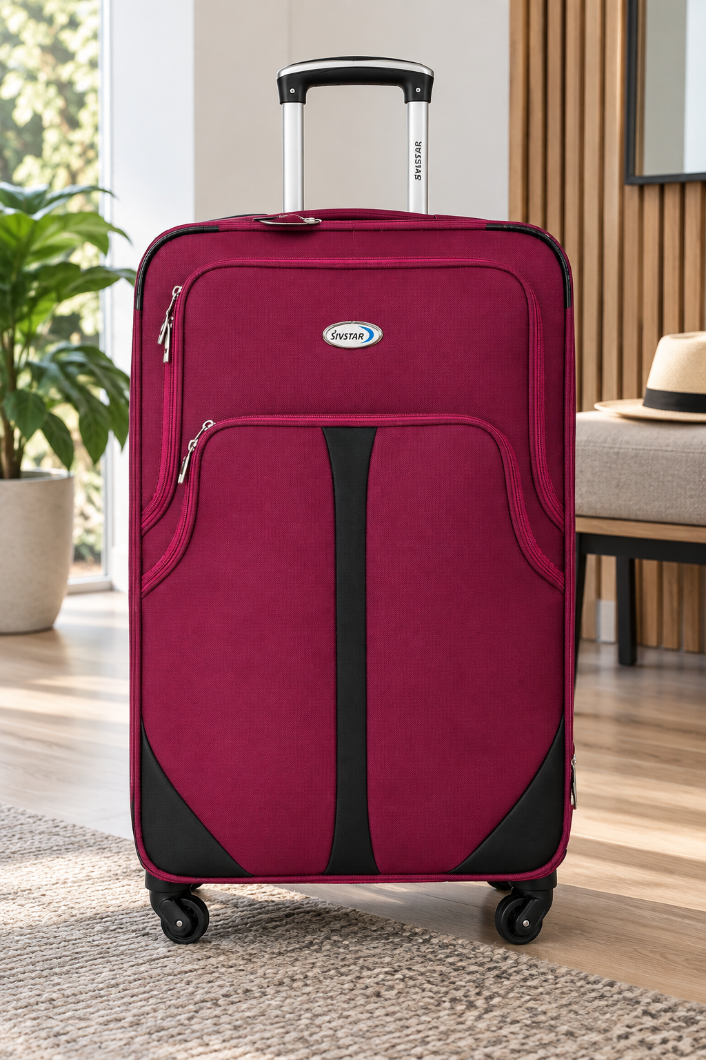 Sky Star Soft Side Fabric Luggage Set of 3