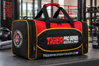 Gym Duffle Bag with Multiple Pockets – Red/Black