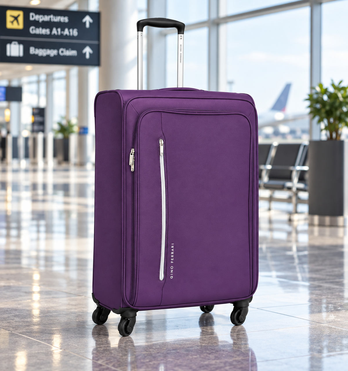 Ultra Lightweight Softside Spinner Suitcase – Easy, Flexible & Built for Travel