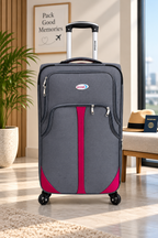 Sky Star Soft Side Fabric Luggage Single Gray