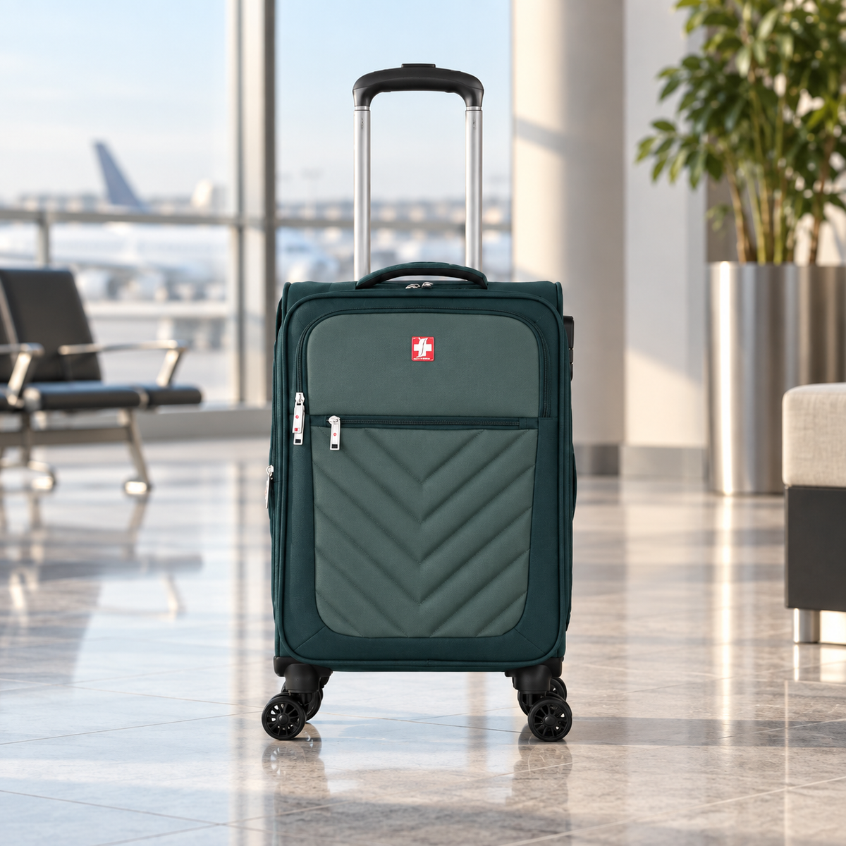 Swiss Traveller Spinner Luggage Suitcase Set of 2