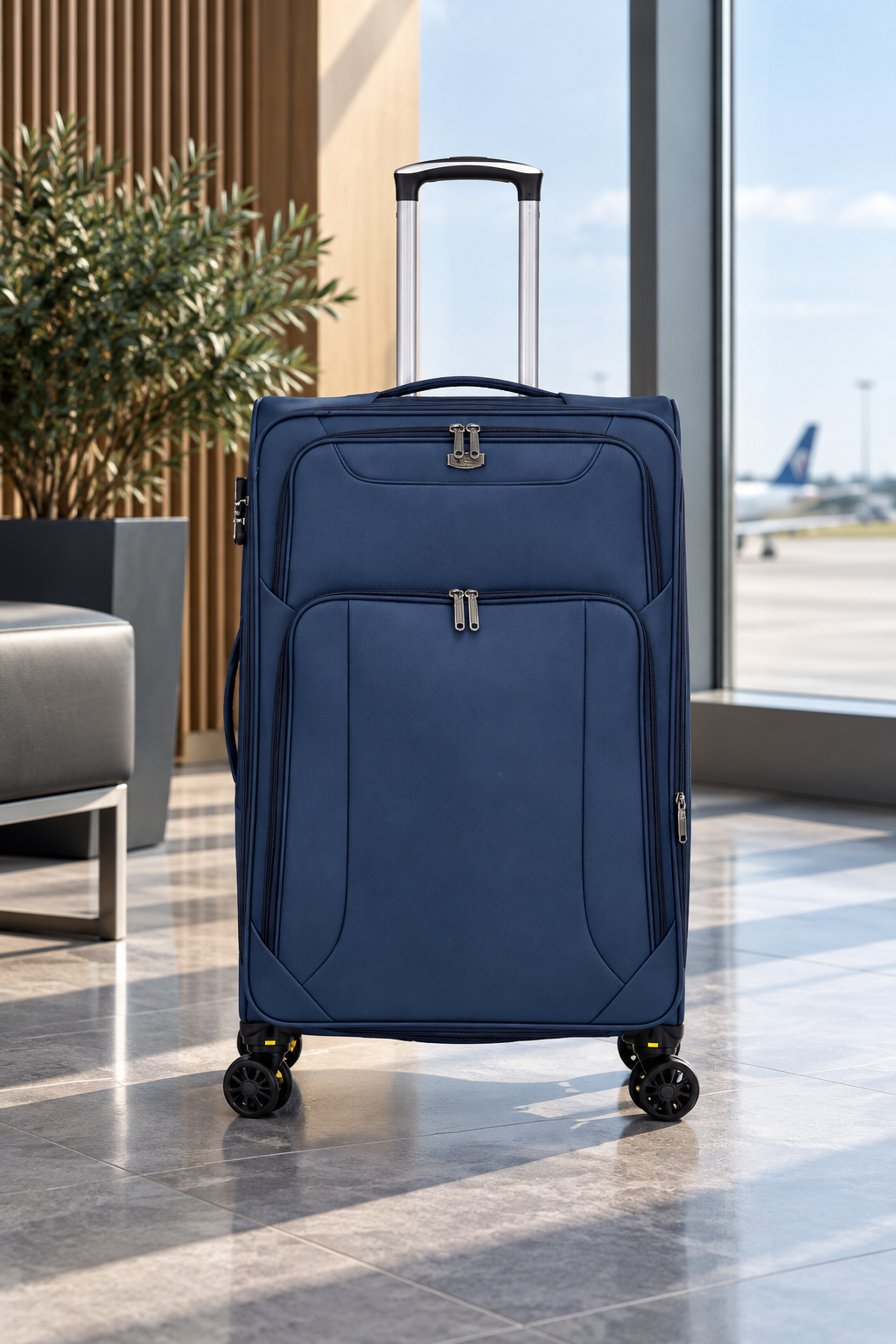 Ensemble de 4 bagages souples American Traveller, bleu marine 