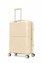 Morano Hardside Luggage Lightweight Expandable Suitcase Set Travel Luggage — Single, Beige