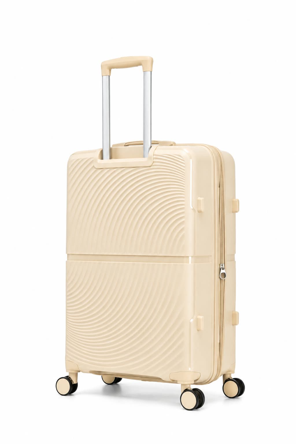Morano Hardside Luggage Lightweight Expandable Suitcase Set Travel Luggage — Single, Beige