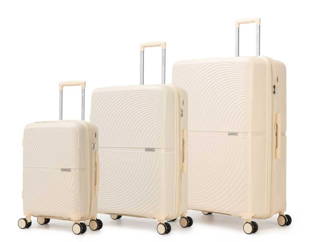 Morano Hardside Luggage Lightweight Expandable Suitcase Set Travel Luggage — Set of 3