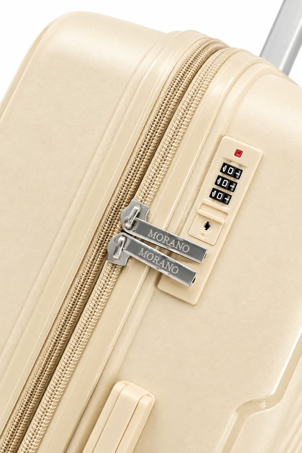 Morano Hardside Luggage Lightweight Expandable Suitcase Set Travel Luggage — Single, Beige