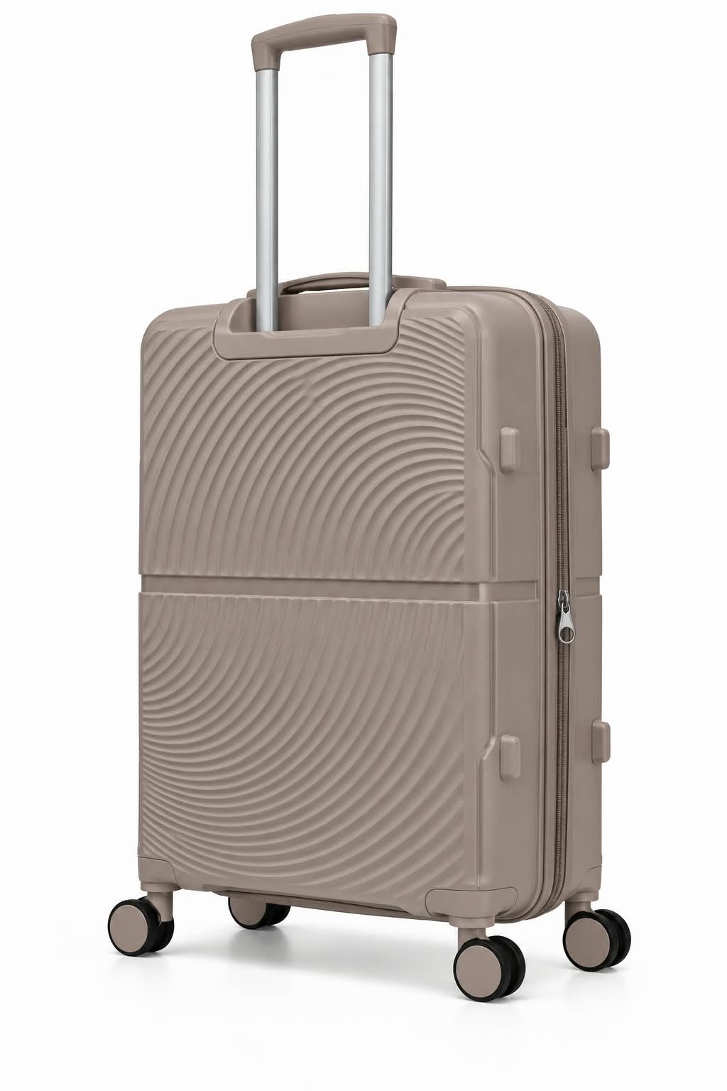 Morano Hardside Luggage Lightweight Expandable Suitcase Set Travel Luggage — Single, Coffee