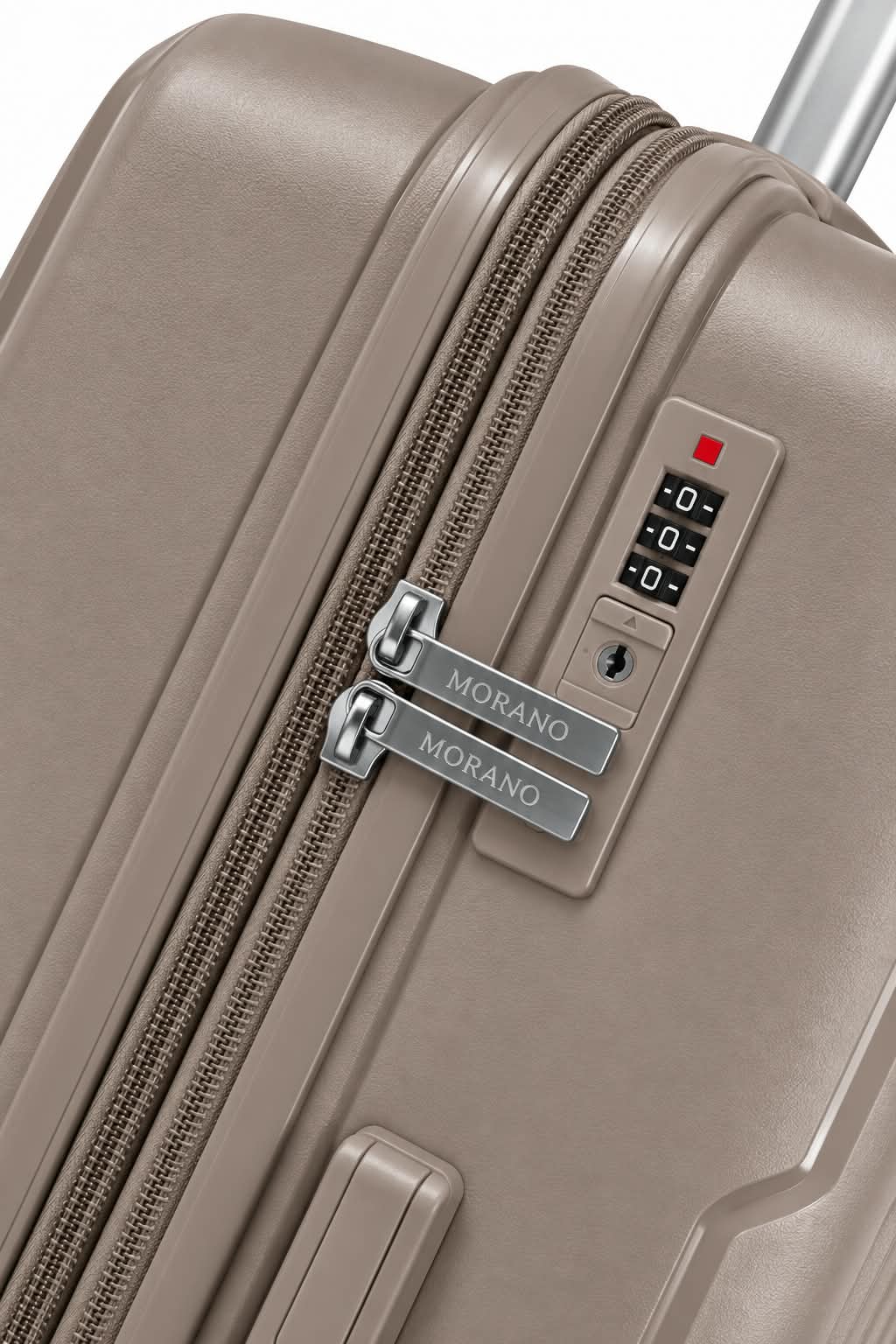 Morano Hardside Luggage Lightweight Expandable Suitcase Set Travel Luggage — Single, Coffee