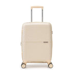 Morano Hardside Luggage Lightweight Expandable Suitcase Set Travel Luggage — Single, Beige