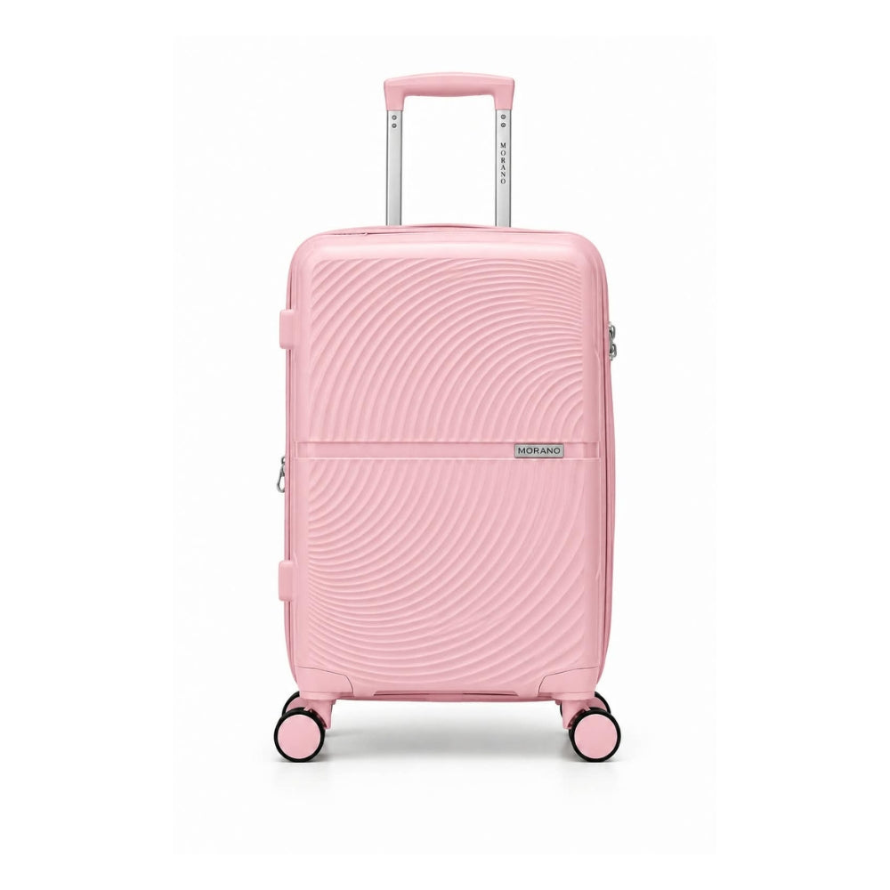 Morano Hardside Luggage Lightweight Expandable Suitcase Set Travel Luggage — Single, Pink