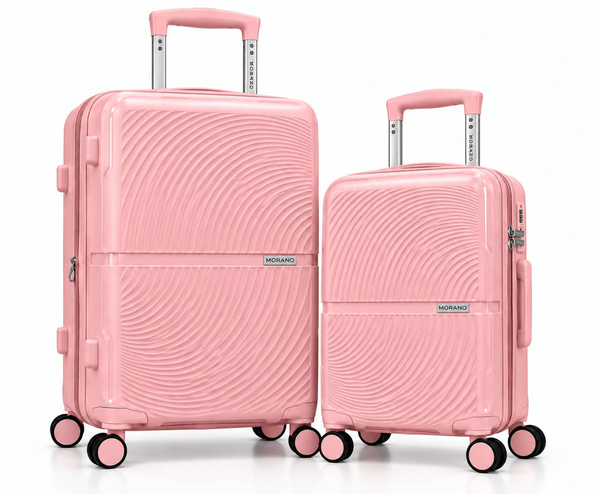 Morano Hardside Luggage Lightweight Expandable Suitcase Set Travel Luggage — Set of 2