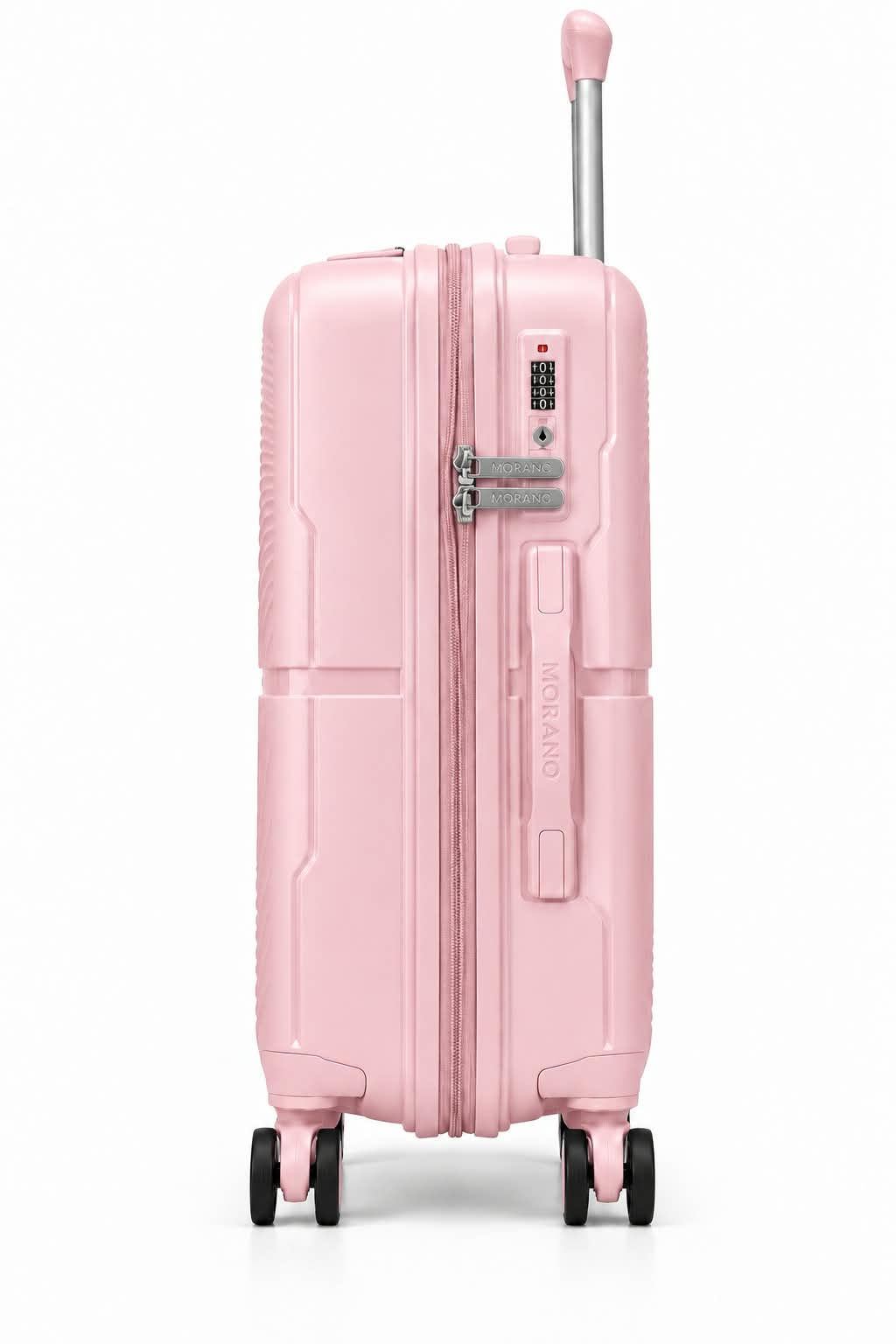 Morano Hardside Luggage Lightweight Expandable Suitcase Set Travel Luggage — Single, Pink