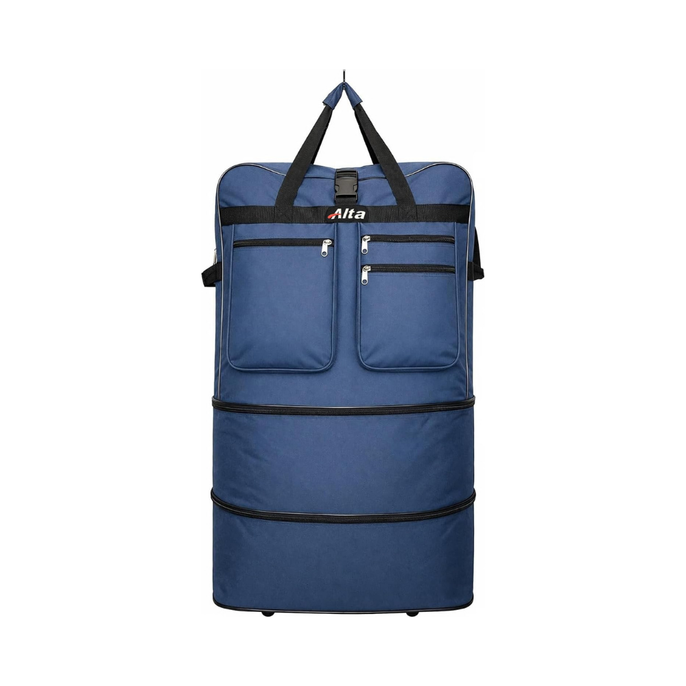 Rolling Duffle Bag with Wheels, 36-Inch, Expandable Spinner Suitcase, Heavy Duty Travel Bag