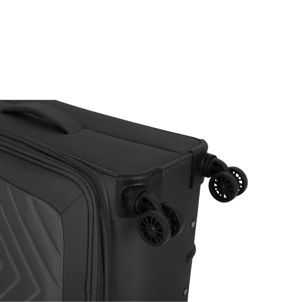 Swiss Traveller Spinner Luggage Suitcase Black