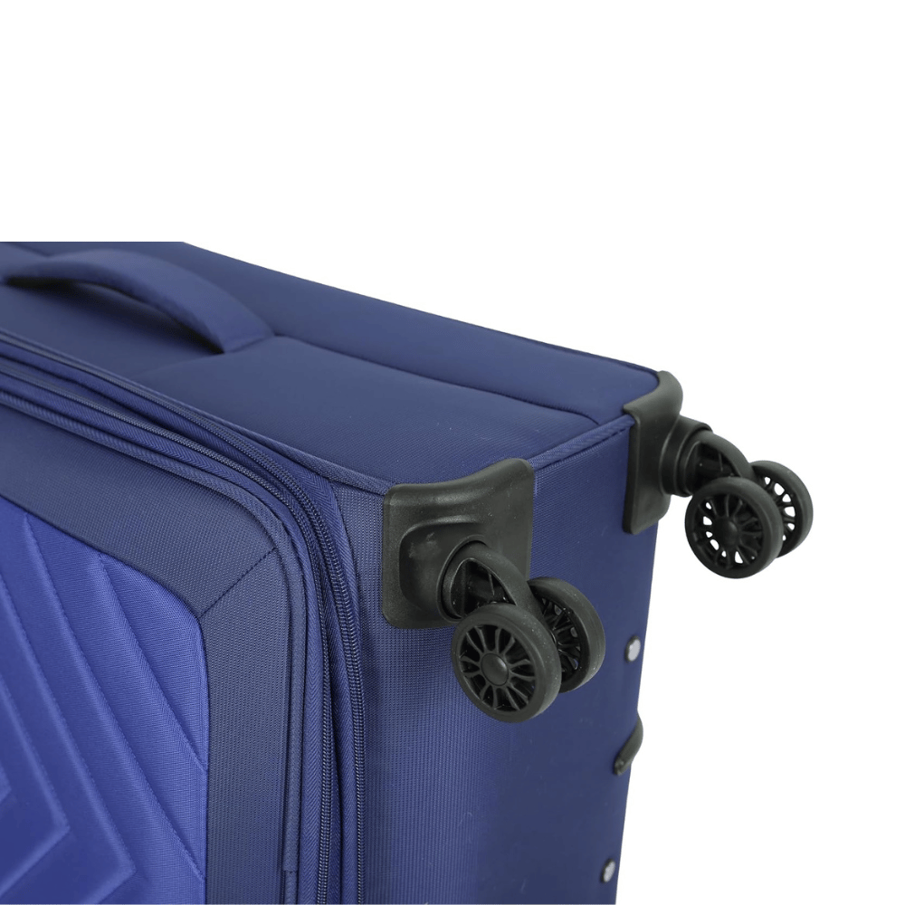 Swiss Traveller Spinner Luggage Suitcase Blue