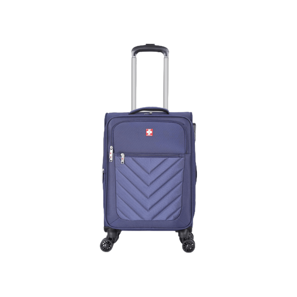 Swiss Traveller Spinner Luggage Suitcase Blue