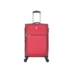 Swiss Traveller Spinner Luggage Suitcase Burgundy