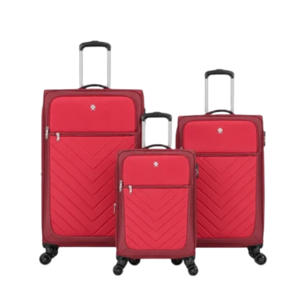 Swiss Traveller Spinner Luggage Suitcase Set of 3 (20", 24" & 28")
